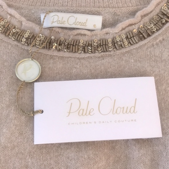 🆕 Pale Cloud Dakota Angora Beaded Sweater Dress - Picture 4 of 4